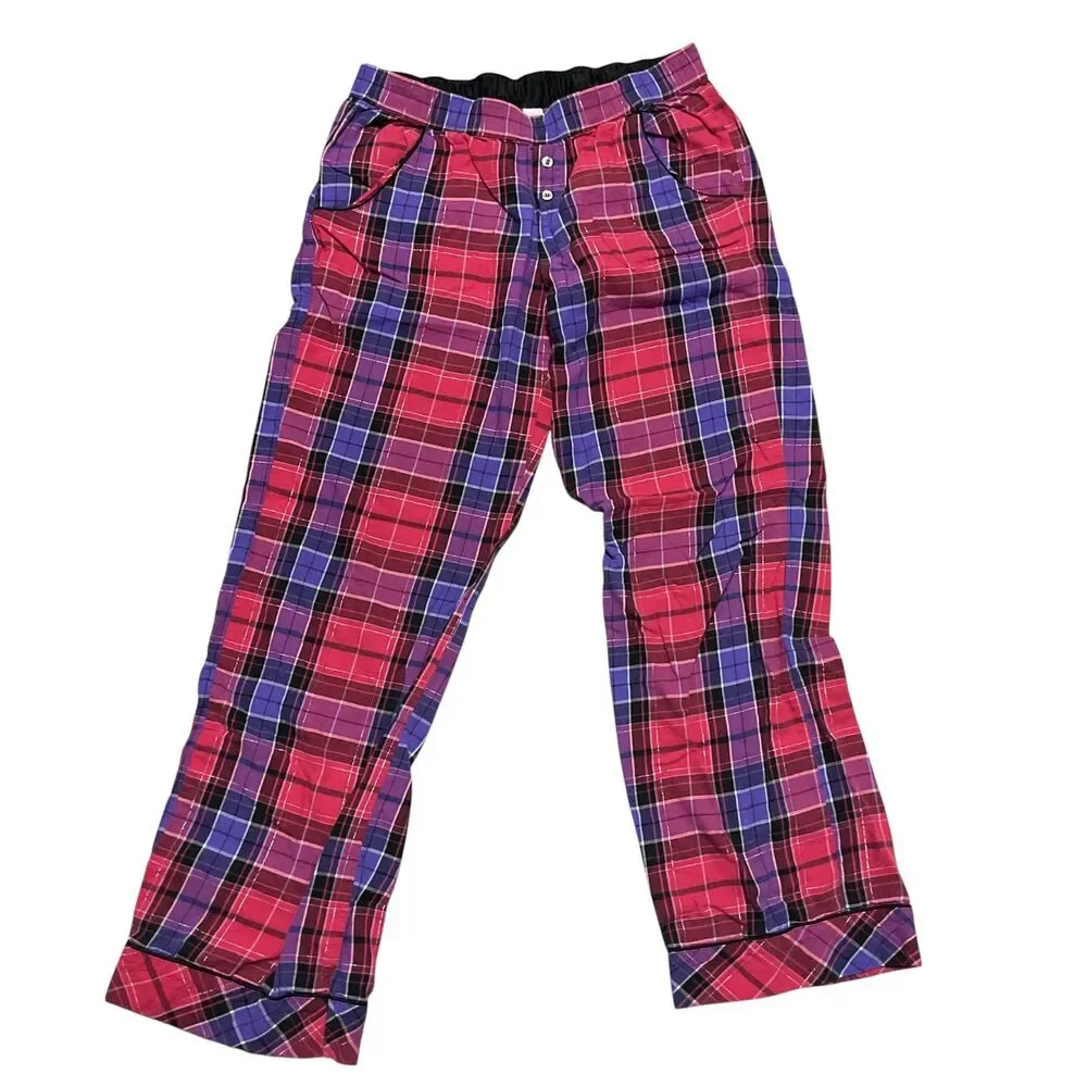 Victoria's Secret Metallic Plaid Lounge Pants XS